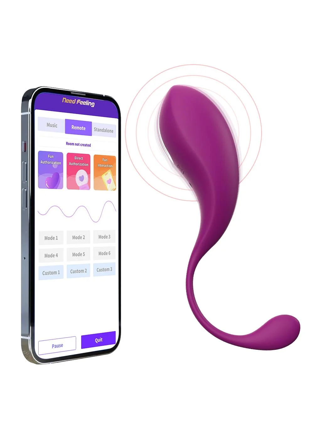 Single Control Vibrating Egg